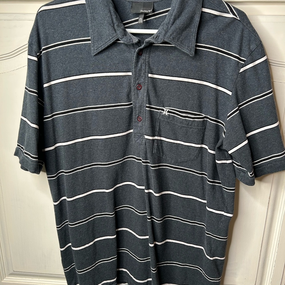 Hurley Striped Polo Shirt
